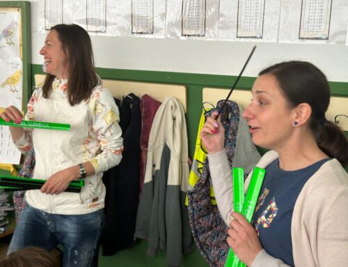VISITA DE DOS MAESTRA DE ESLOVENIA A NUESTRO COLEGIO.