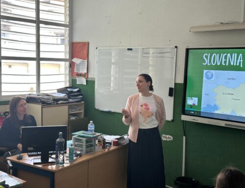 VISITA DE DOS MAESTRA DE ESLOVENIA A NUESTRO COLEGIO.