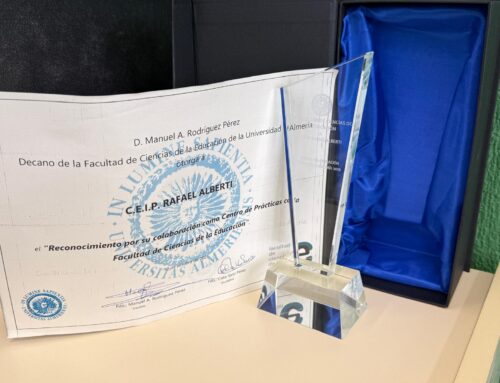 RECONOCIMIENTO DE LA FACULTAD DE CIENCIAS DE LA EDUCACIÓN DE LA UNIVERSIDAD DE ALMERÍA A NUESTRO COLEGIO.