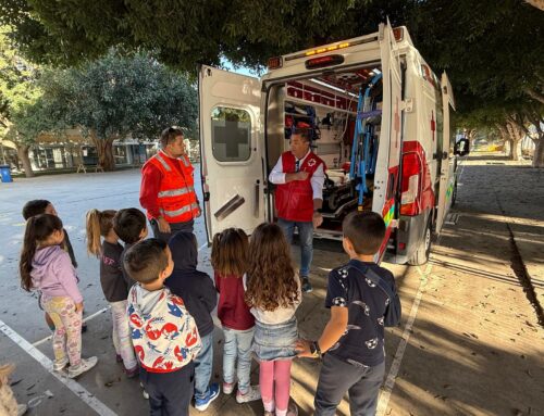 VISITA DE LA CRUZ ROJA
